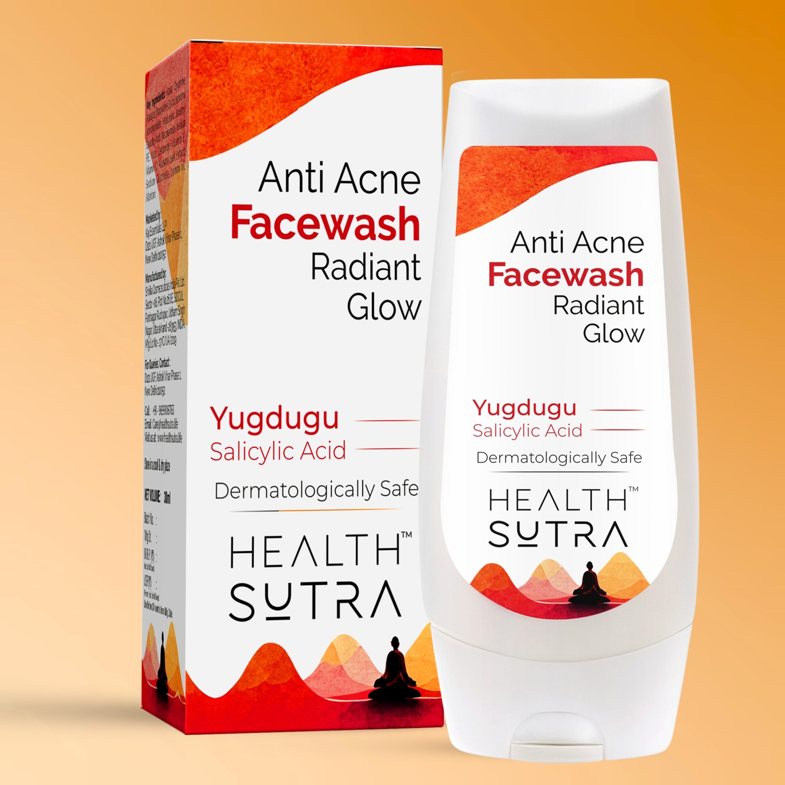 Anti-Acne Face Wash Radiant Glow - with Yugdugu and Salicylic Acid - 100ml